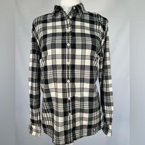 Talbots plaid shirt